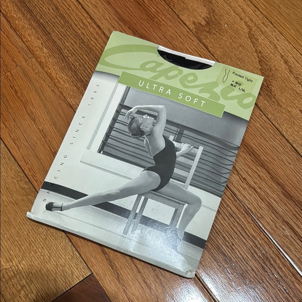 Capezio Ultra Soft Footed Black Tights